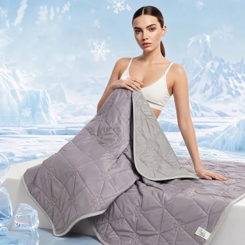 Lightweight Ribbed Summer Quilt - Smoothy Home