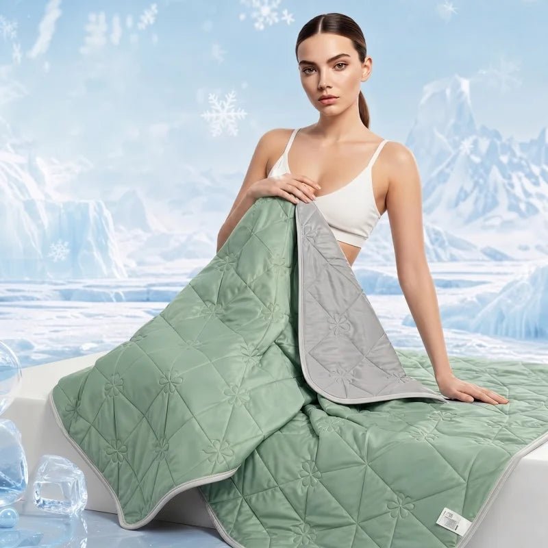 Lightweight Ribbed Summer Quilt - Smoothy Home
