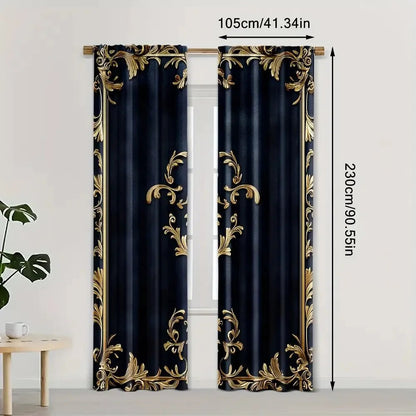 Luxury Baroque Window Curtains - Smoothy Home
