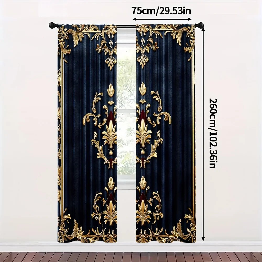 Luxury Baroque Window Curtains - Smoothy Home