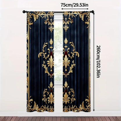 Luxury Baroque Window Curtains - Smoothy Home