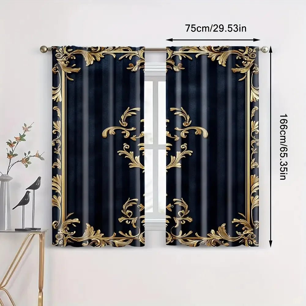 Luxury Baroque Window Curtains - Smoothy Home