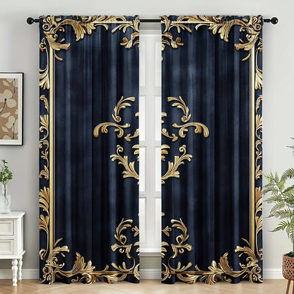 Luxury Baroque Window Curtains - Smoothy Home
