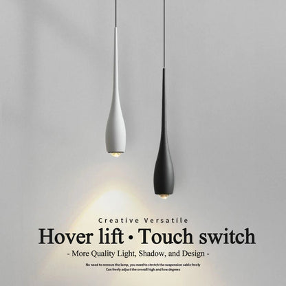 MARPOU LED Pendant Light 6W Adjustable Height Touch Switch Modern Minimalist Creative Design Chandelier for Bedroom Bedside Bar - Smoothy Home
