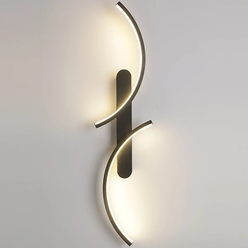 Minimalist Wall Lamp LED C Shape Wall Sconce Modern Simple for Home Decor Perfect Lighting Living Room Bedroom Hallway Office - Smoothy Home