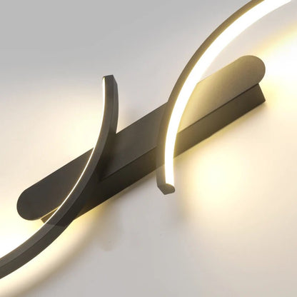Minimalist Wall Lamp LED C Shape Wall Sconce Modern Simple for Home Decor Perfect Lighting Living Room Bedroom Hallway Office - Smoothy Home