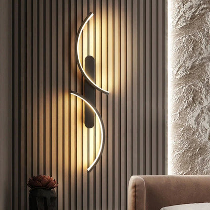 Minimalist Wall Lamp LED C Shape Wall Sconce Modern Simple for Home Decor Perfect Lighting Living Room Bedroom Hallway Office - Smoothy Home