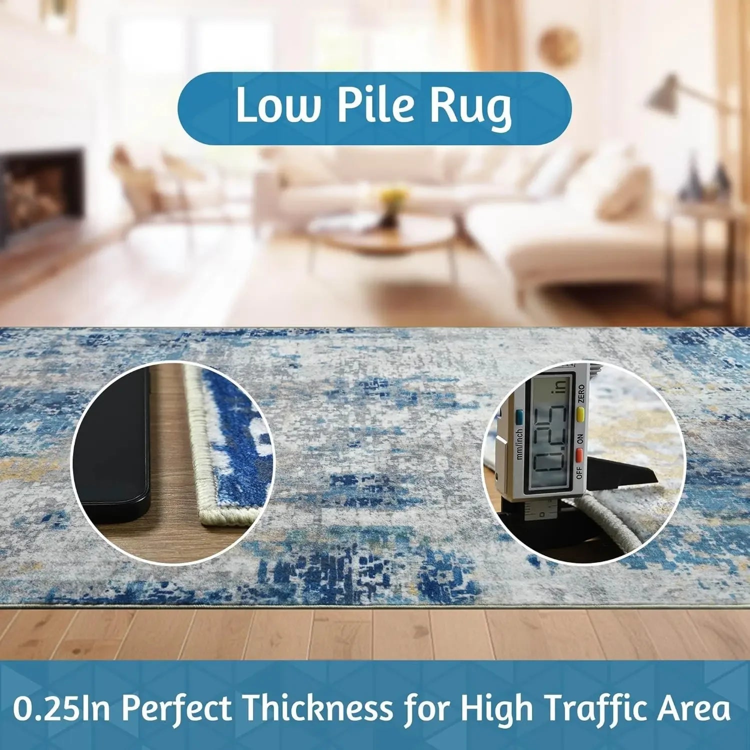 Modern Abstract Area Rug - Smoothy Home
