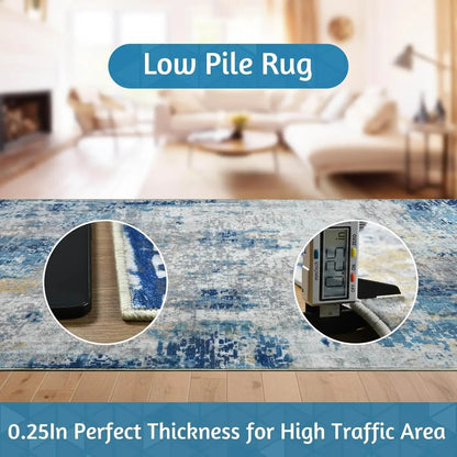 Modern Abstract Area Rug - Smoothy Home