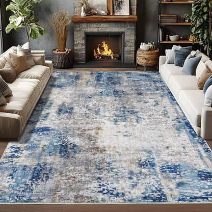 Modern Abstract Area Rug - Smoothy Home