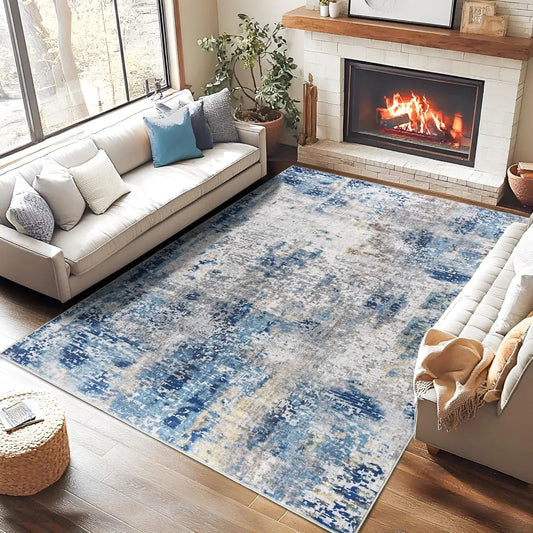 Modern Abstract Area Rug - Smoothy Home