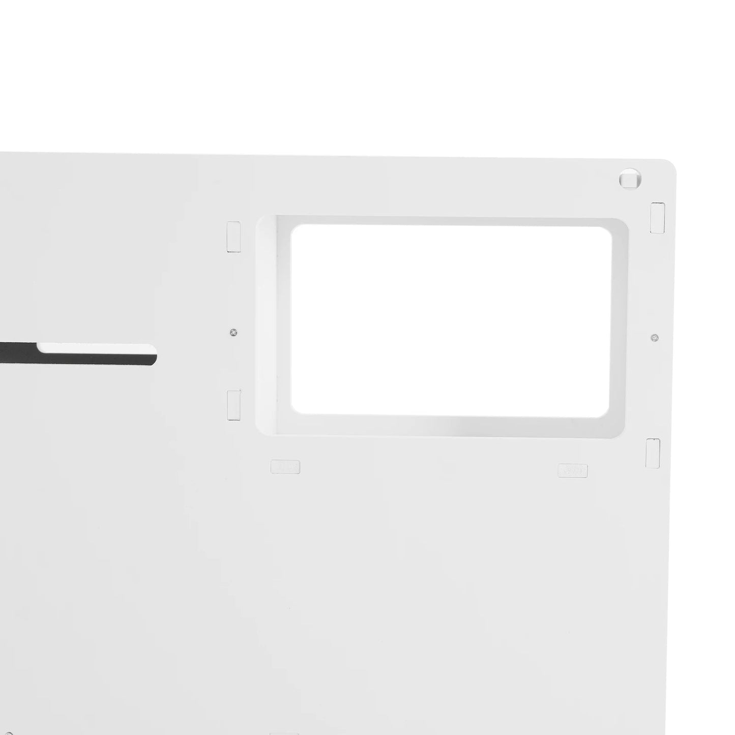 Modern Bathroom Storage Cabinet PVC Narrow Floor Storage Cabinet Floor Standing Storage Cabinet with Drawers Capacity 50kg White - Smoothy Home