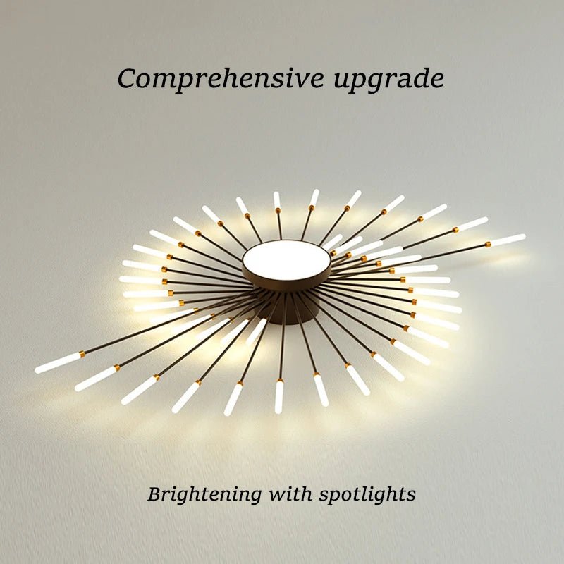 Modern Designer LED Ceiling Lamp Living Room Lights Lustre Home Interior Decoration Dining Bedroom Creative Spiral Art Fixtures - Smoothy Home