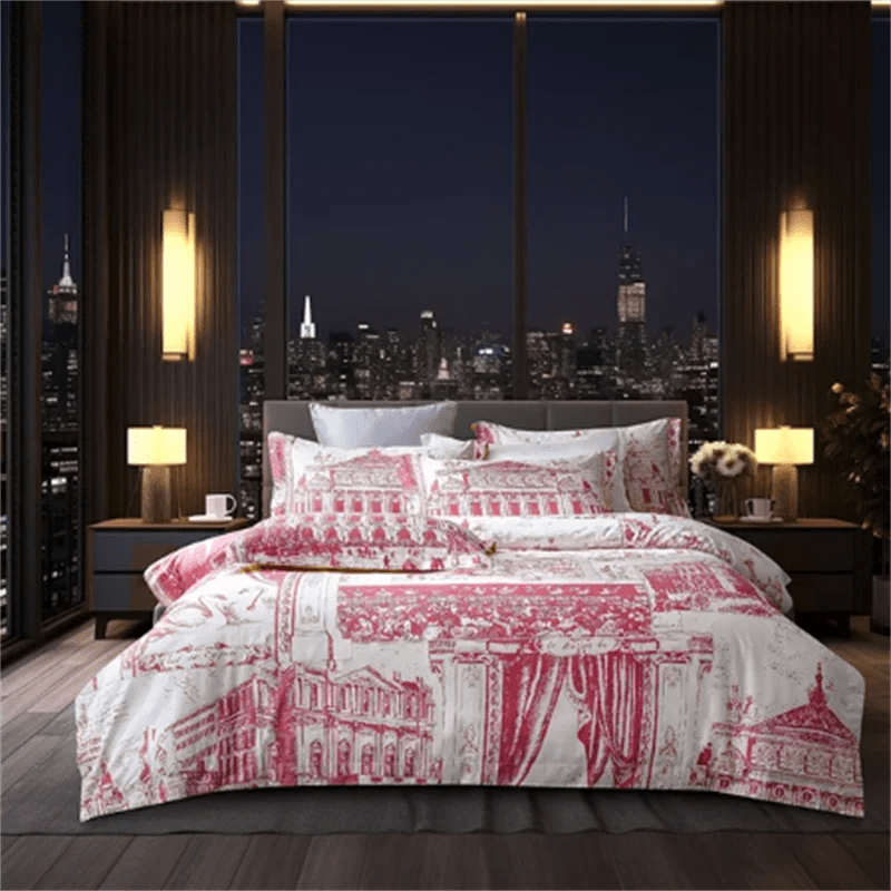 Modern Digital Print Bedding Set - Smoothy Home