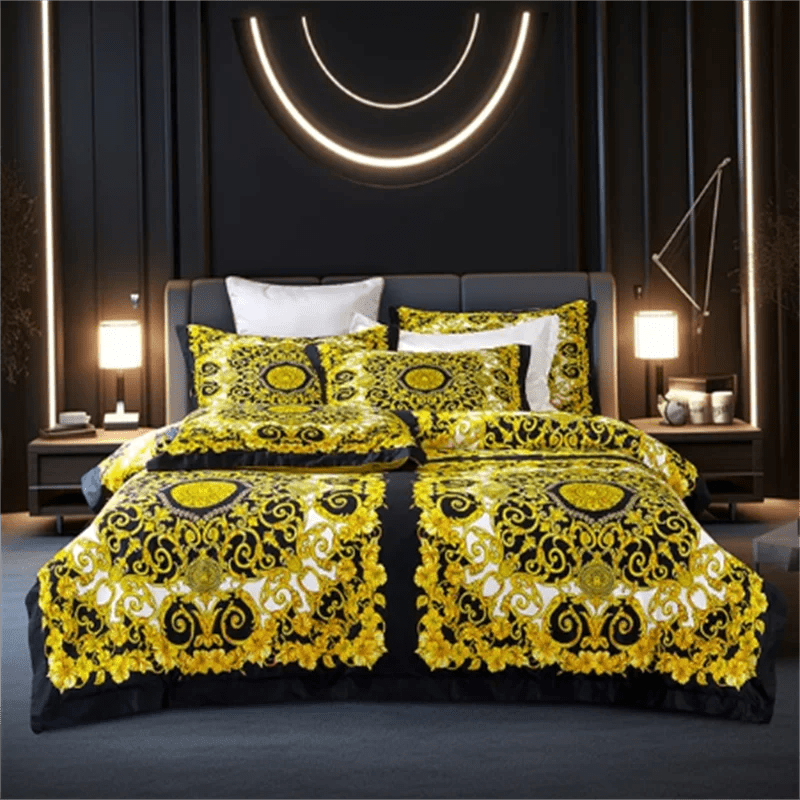 Modern Digital Print Bedding Set - Smoothy Home