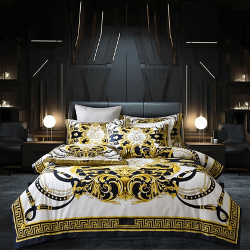 Modern Digital Print Bedding Set - Smoothy Home