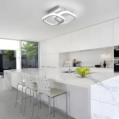 Modern LED Ceiling Lights Square Aisle Lamps Small Corridor Ceiling Fixtures for Hallway Kitchen Bedroom Stair Living Room Study - Smoothy Home