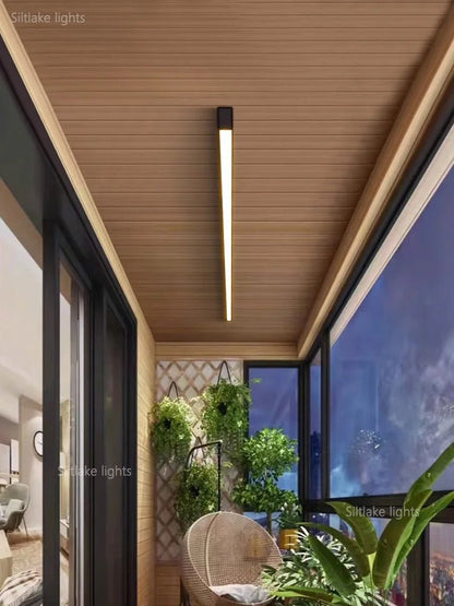 Modern Long Strip Ceiling Light Surface Mounted Minimalist Aisle Lamp Living Room Bedroom Kitchen Home Office LED Lighting - Smoothy Home