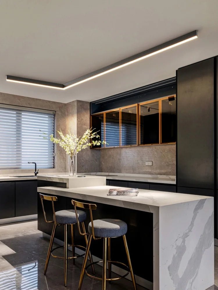 Modern Long Strip Ceiling Light Surface Mounted Minimalist Aisle Lamp Living Room Bedroom Kitchen Home Office LED Lighting - Smoothy Home