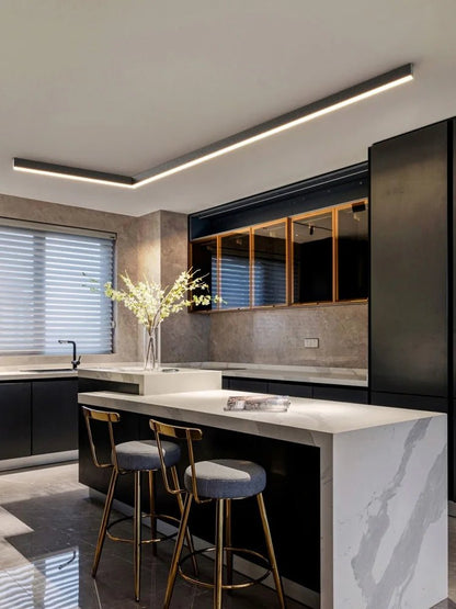 Modern Long Strip Ceiling Light Surface Mounted Minimalist Aisle Lamp Living Room Bedroom Kitchen Home Office LED Lighting - Smoothy Home