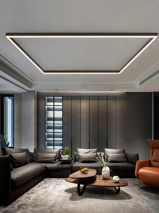 Modern Long Strip Ceiling Light Surface Mounted Minimalist Aisle Lamp Living Room Bedroom Kitchen Home Office LED Lighting - Smoothy Home