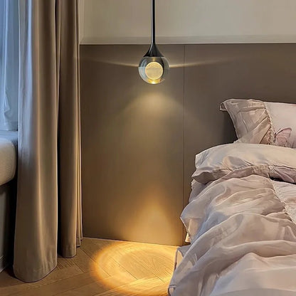Modern Luxury Pendant Light Creative Moon Restaurant Ceiling Lamp Indoor Decoration Lighting Fixtures Living Bar Counter - Smoothy Home