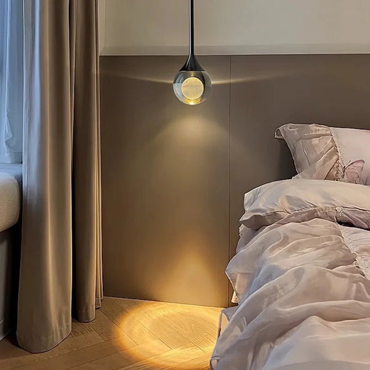 Modern Luxury Pendant Light Creative Moon Restaurant Ceiling Lamp Indoor Decoration Lighting Fixtures Living Bar Counter - Smoothy Home