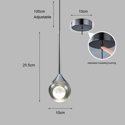 Modern Luxury Pendant Light Creative Moon Restaurant Ceiling Lamp Indoor Decoration Lighting Fixtures Living Bar Counter - Smoothy Home
