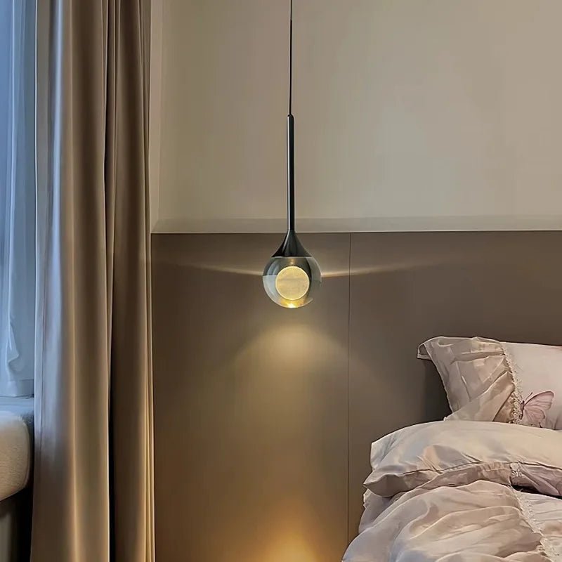 Modern Luxury Pendant Light Creative Moon Restaurant Ceiling Lamp Indoor Decoration Lighting Fixtures Living Bar Counter - Smoothy Home
