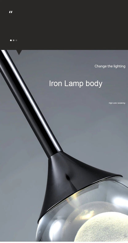 Modern Luxury Pendant Light Creative Moon Restaurant Ceiling Lamp Indoor Decoration Lighting Fixtures Living Bar Counter - Smoothy Home