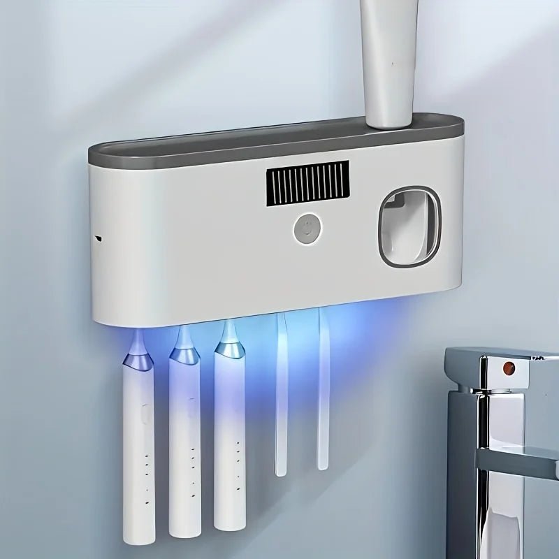 Modern Mounted Toothbrush Organizer - Smoothy Home