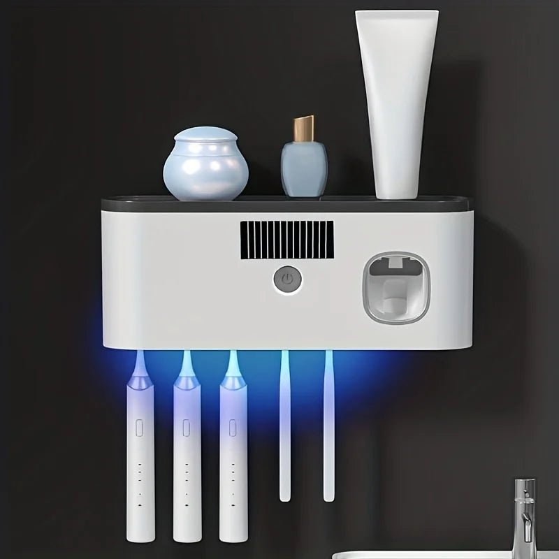 Modern Mounted Toothbrush Organizer - Smoothy Home