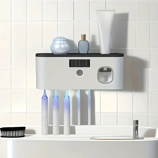 Modern Mounted Toothbrush Organizer - Smoothy Home