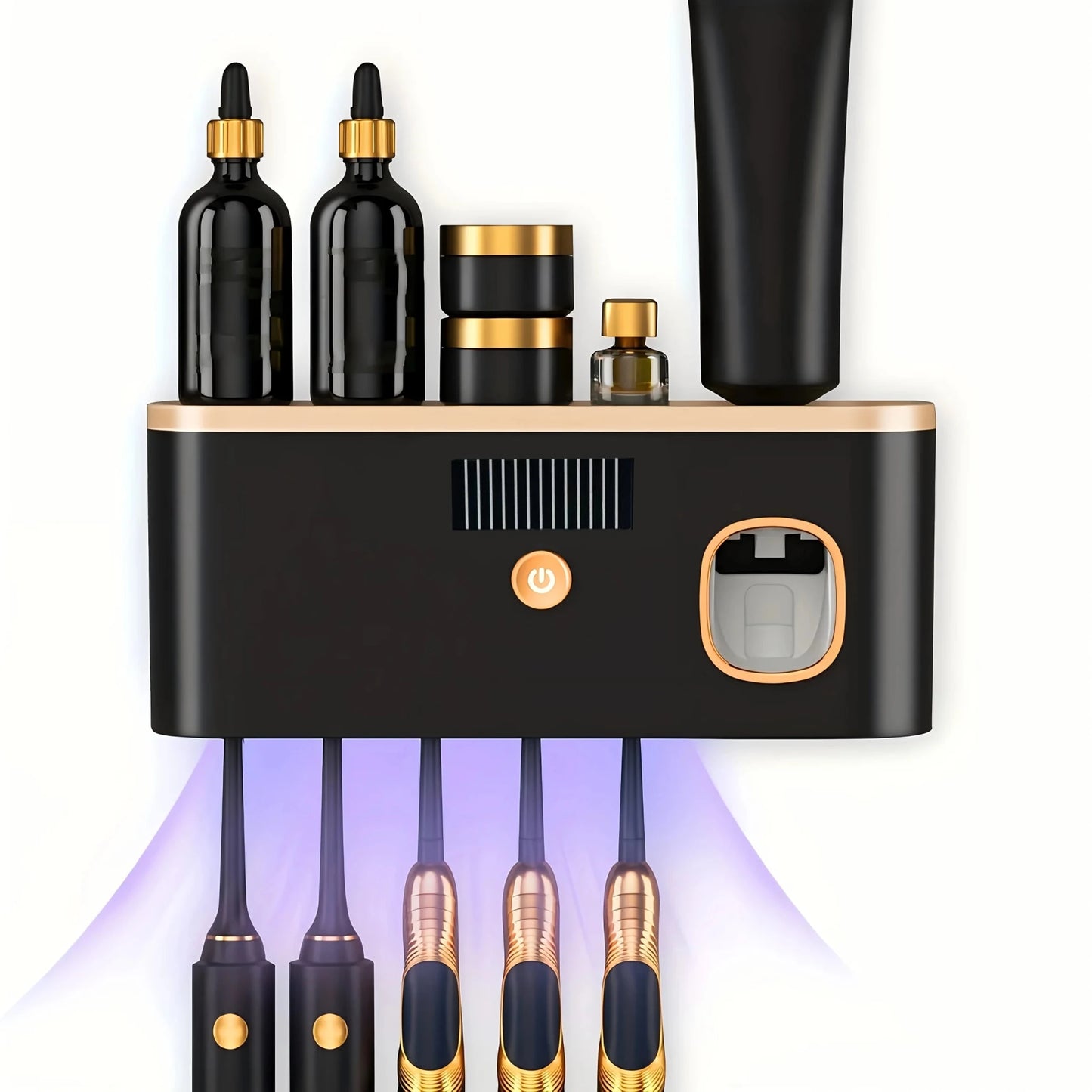 Modern Mounted Toothbrush Organizer - Smoothy Home