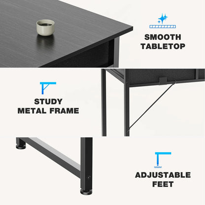 Modern Office Computer Desk - Smoothy Home