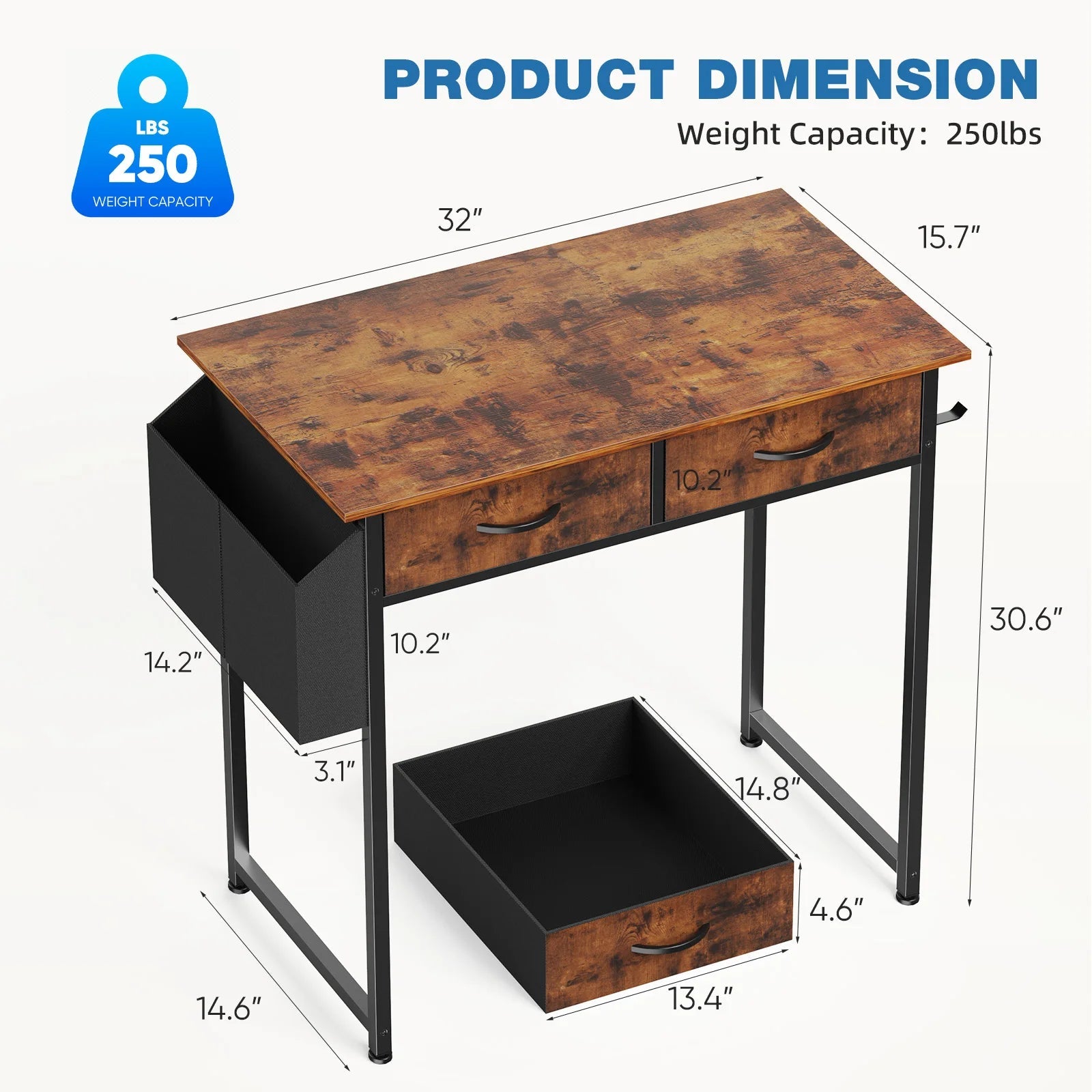 Modern Office Computer Desk - Smoothy Home
