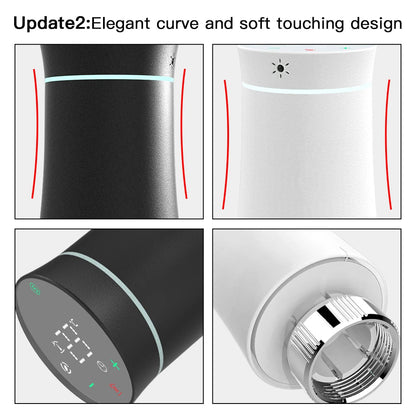 MOES TRV ZigBee 3.0 Tuya New Radiator Actuator Valve Smart Programmable Thermostat Temperature Heater Alexa Voice Control - Smoothy Home