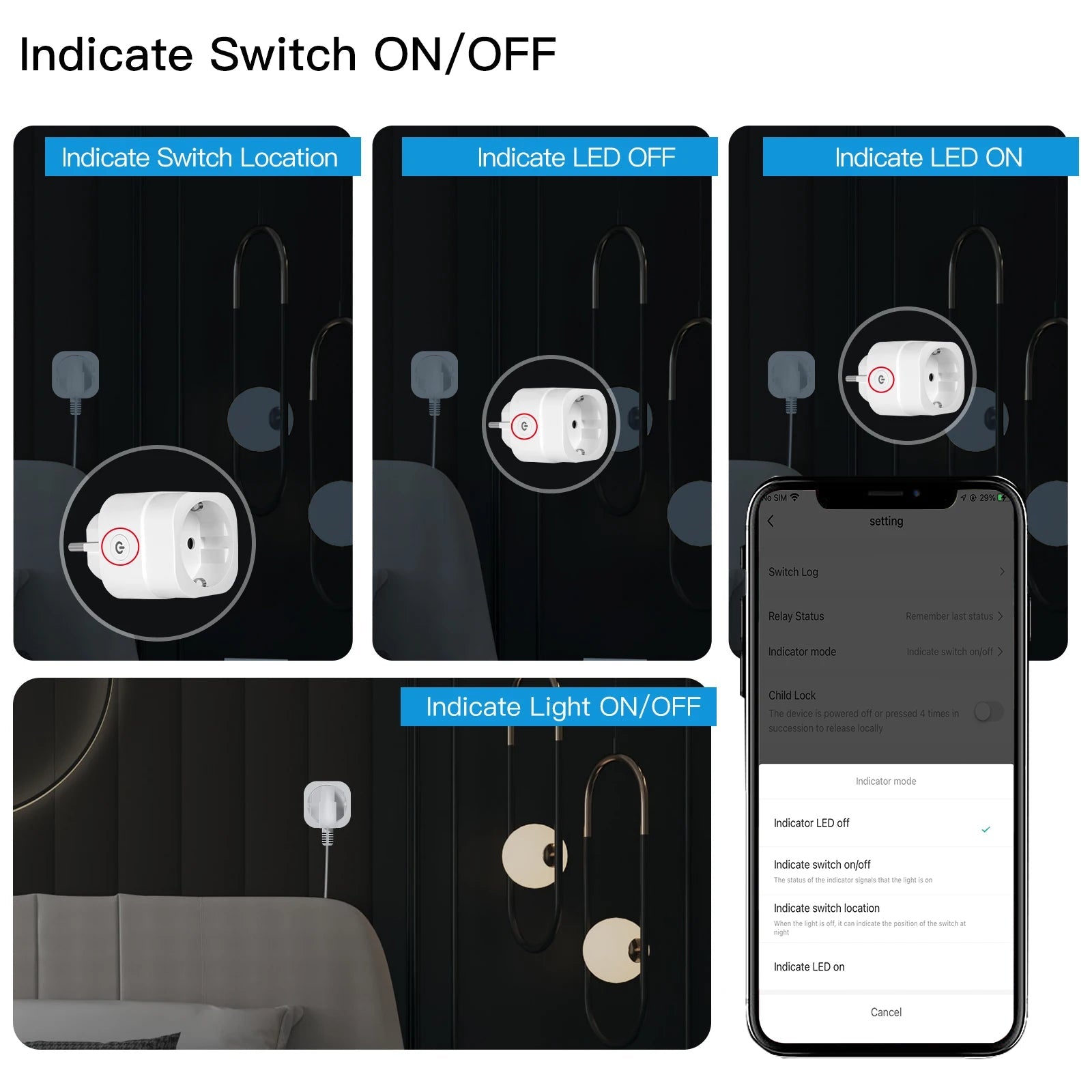Moes ZigBee Tuya Socket Power Plug 16A Smart APP Wireless Socket Outlet Functional Energy Monitor Timer Alexa Google EU - Smoothy Home