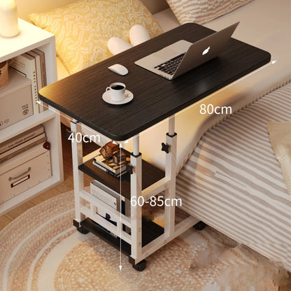 Movable Lifting Bedside Table Multifunctional Wheeled Movable Lifting Table For Bedroom Home Student Dormitory Desk Side Table - Smoothy Home