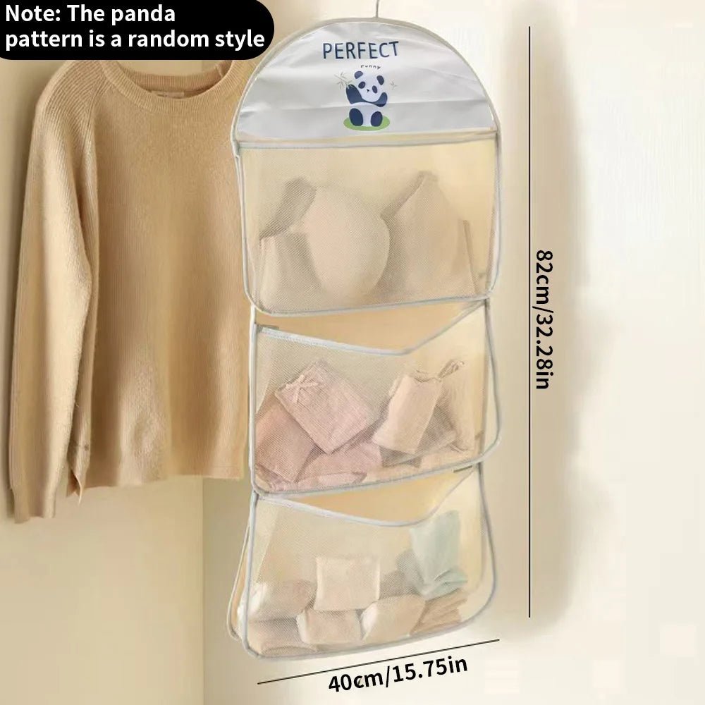 Multi functional storage hanging bag, multi-layer storage hanging bag for convenient storage of underwear and socks, essential f - Smoothy Home