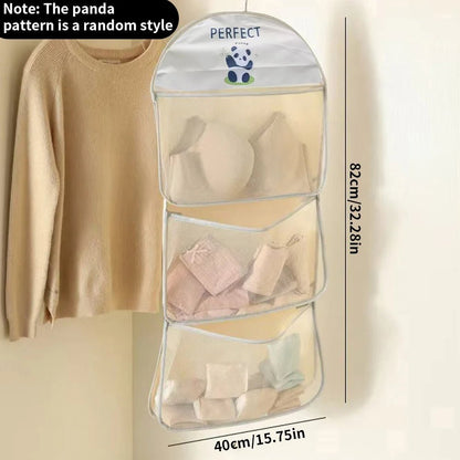 Multi functional storage hanging bag, multi-layer storage hanging bag for convenient storage of underwear and socks, essential f - Smoothy Home