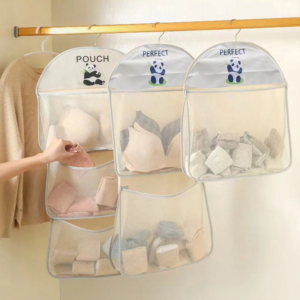 Multi functional storage hanging bag, multi-layer storage hanging bag for convenient storage of underwear and socks, essential f - Smoothy Home