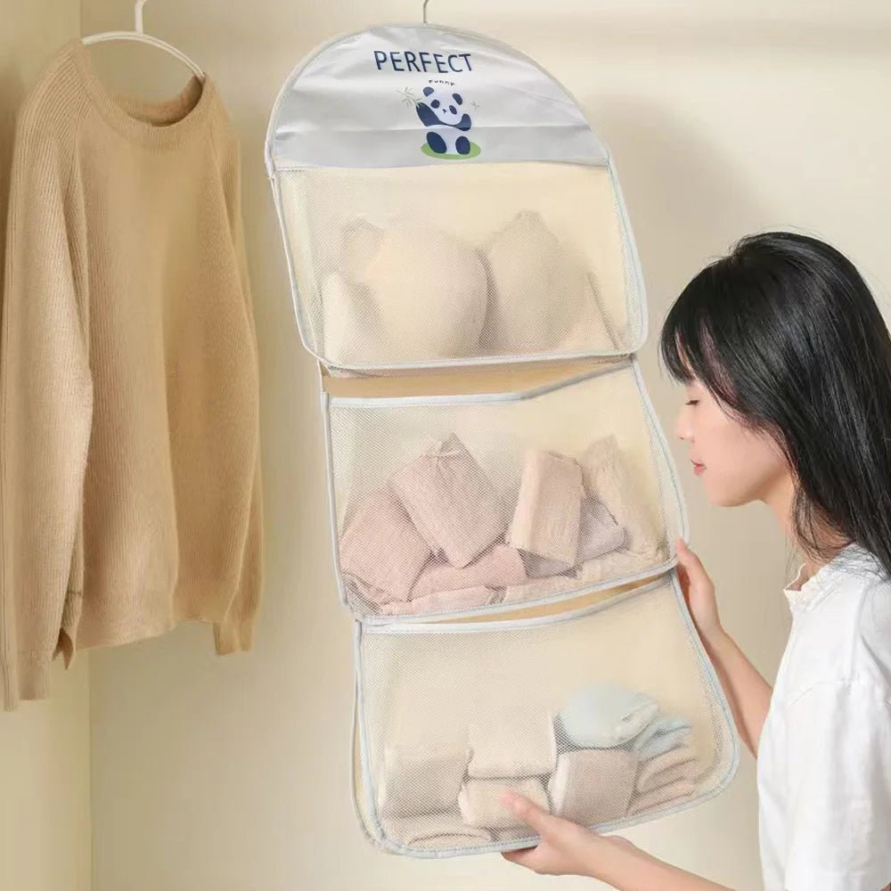 Multi functional storage hanging bag, multi-layer storage hanging bag for convenient storage of underwear and socks, essential f - Smoothy Home