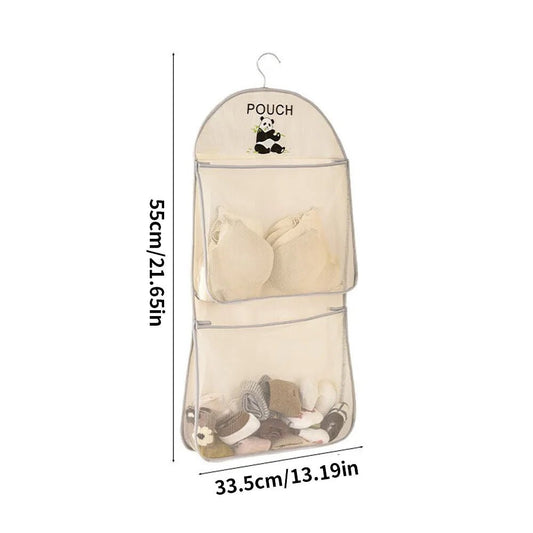 Multi functional storage hanging bag, multi-layer storage hanging bag for convenient storage of underwear and socks, essential f - Smoothy Home