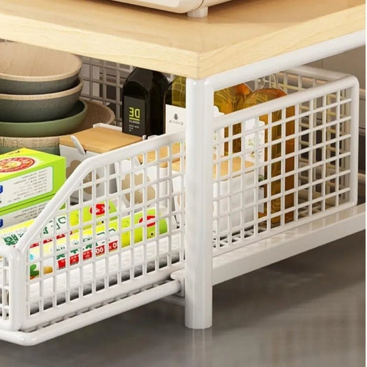 Multi-Functional With Drawers Microwave Stand Space Saving Countertop Storage Multi-Appliance Rack Microwave Rack Toaster Oven - Smoothy Home
