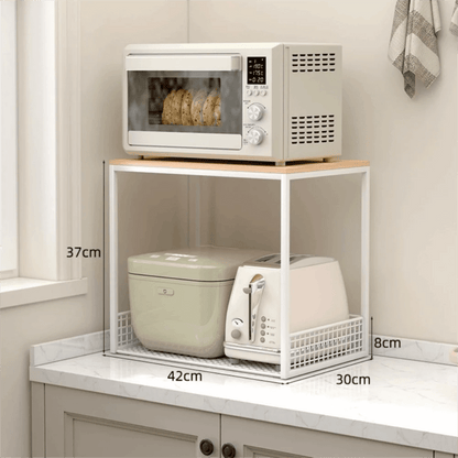 Multi-Functional With Drawers Microwave Stand Space Saving Countertop Storage Multi-Appliance Rack Microwave Rack Toaster Oven - Smoothy Home