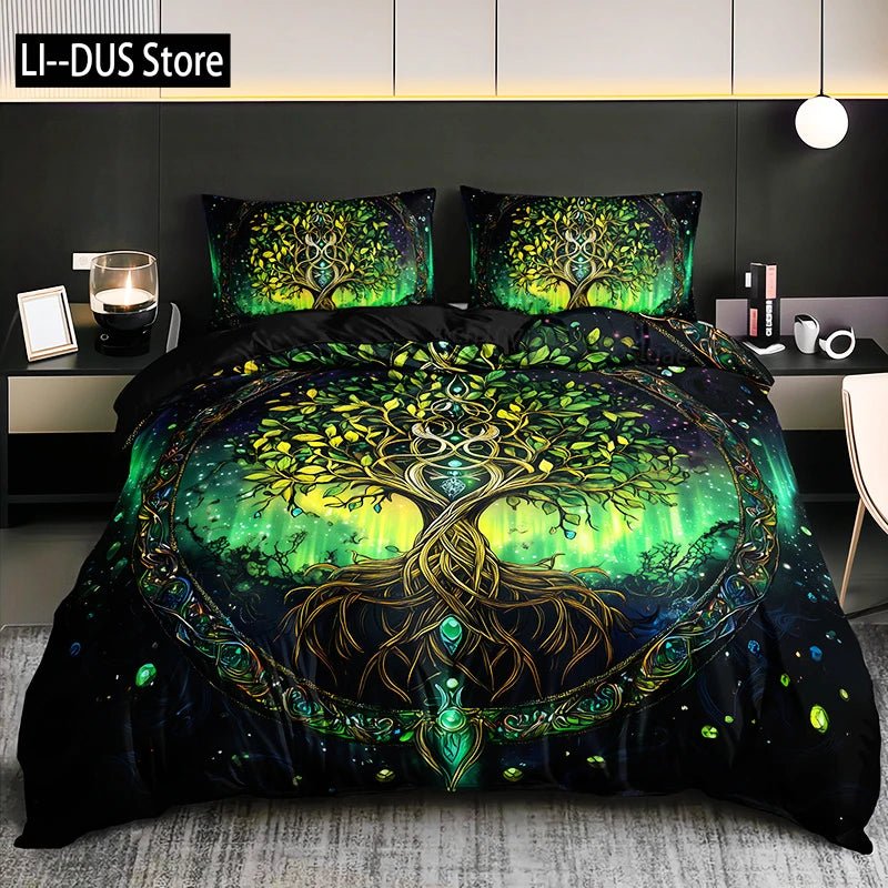 Mystical Tree of Life Bedding Set - Smoothy Home