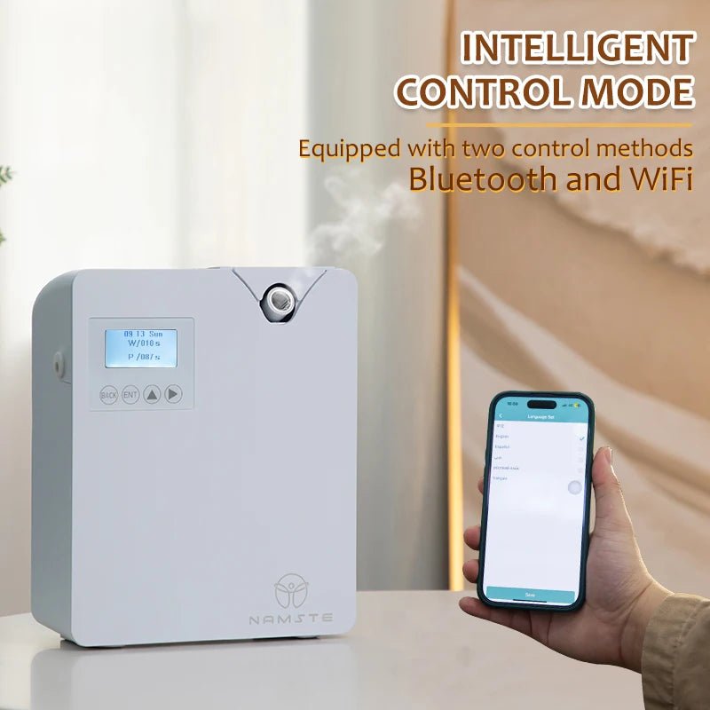 NAMSTE Aroma Diffuser WIFI Electric Aromatic Oasis Bluetooth Room Fragrance Air Freshener Essential Oils Purifiers 400m³ - Smoothy Home