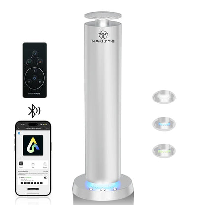 NAMSTE Smart Aroma Diffuser Essential Oil Diffusers Bluetooth Remote Button Control Fragrance Diffuser Scent Air Machine Home - Smoothy Home