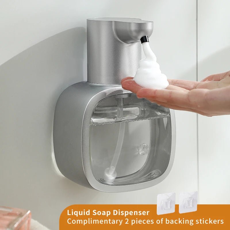 New Wall Mounted Automatic Soap Dispenser Foam Smart Hand Washing Machine 500ml Liquid Rechargeable Bathroom Induction Sensor - Smoothy Home